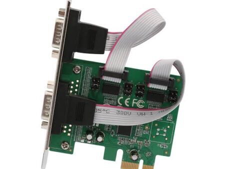 2 Port DB9 Serial PCI-Express 2.0 x1 Adapter Card