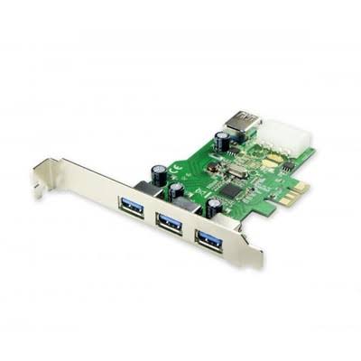 SYBA 4 Port USB 3.0 PCI-e 2.0 x1 Card