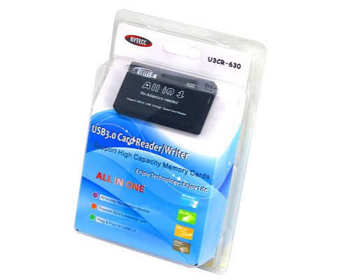 Bytecc USB 3.0 All-In-1 Palm-sized Card Reader/Writer