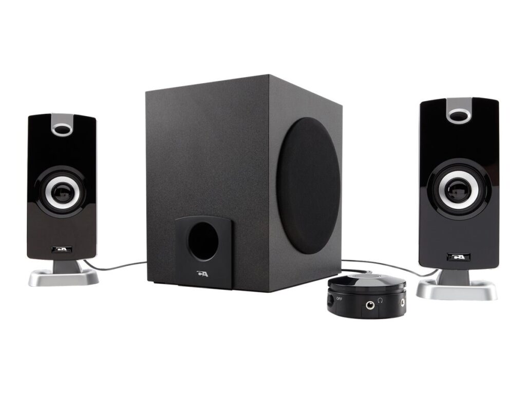 Cyber Acoustics CA-3090 3 pc Gaming speakers Black