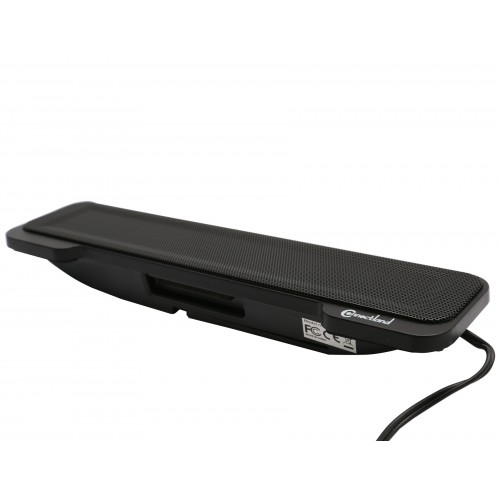 USB Powered Portable Stereo Sound Speaker Bar Mounts to Laptop Screen
