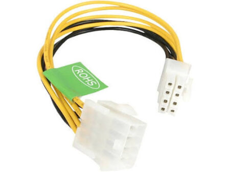 8 inch EPS 8 Pin Power Extension Cable