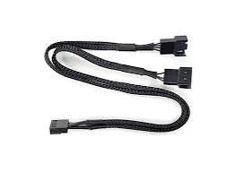 Y Splitter Cable 4 Pin 1 to 2 Converter