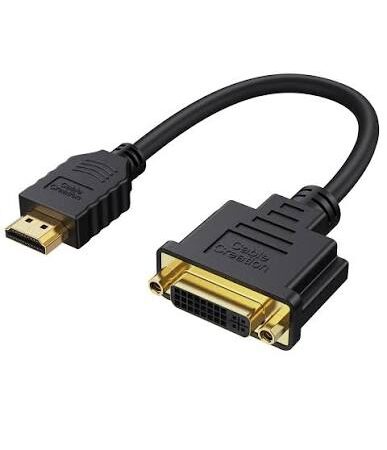 HDMI Male to DVI Female Cable Adapter
