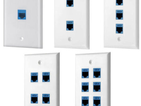Keystone Jack Wall Plate - White