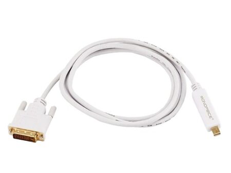 Mini DisplayPort to DVI M/M 6ft Cable