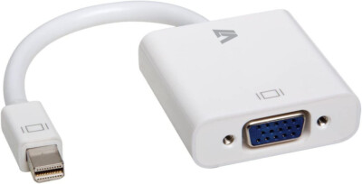 Mini DP-M to VGA-F Adapter (white)