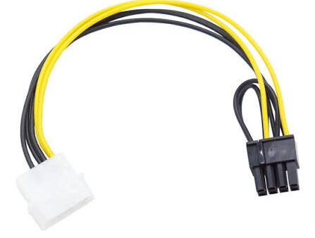 LP4 to 8 Pin PCI Express Video Card Power Cable Adapter