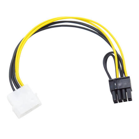 LP4 to 8 Pin PCI Express Video Card Power Cable Adapter