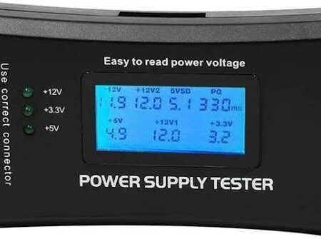 Digital LCD PC Computer Power Supply Tester 20/24 Pin PSU ATX BTX