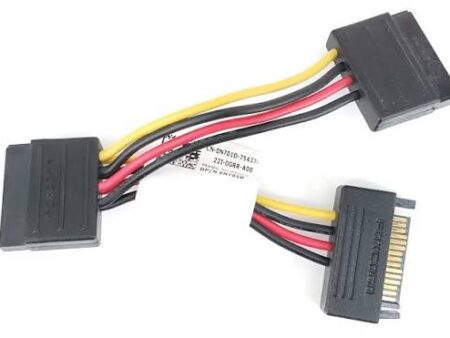 SATA Power Cable, 1 Input to 2 Outputs, Power Splitter