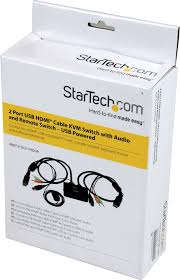 StarTech 2-Port USB HDMI KVM Switch w/Audio