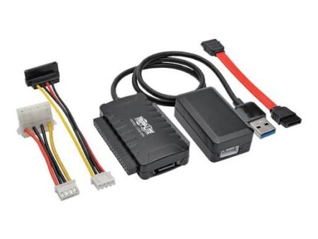 USB 3.0 SuperSpeed to SATA/IDE Adapter with Built-In USB Cable