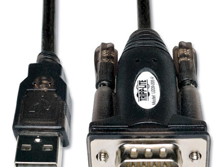 USB-A to RS-232 (DB9) Serial Adapter Cable (M/M), 5 ft. (1.5 m)