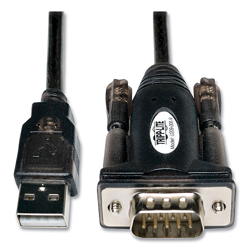 Tripp Lite USB-A to RS-232 (DB9) Serial Adapter Cable (M/M), 5 ft. (1.5 m)