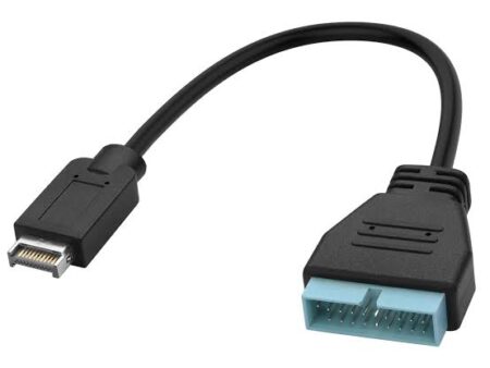 USB 3.1 Front Panel Header to USB 3.0 20 Pin Female Cable