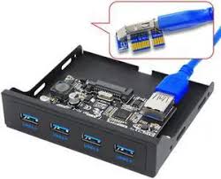 PCI-E to USB 3.0 PC Front Panel USB Expansion Card 4-Port Hub