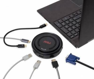 6-in-1 USB 3.1 Gen 1 Type-C Hub Docking Station with 10W QI Wireless Charger