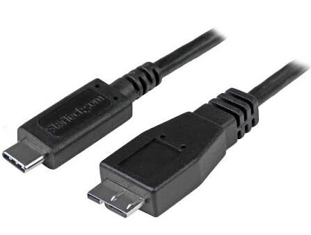USB 3.1 Gen 1 USB-C Male to Micro-USB B Male External HD Cable