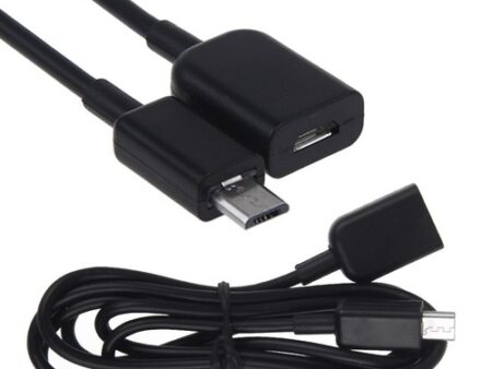 Micro USB 2.0 Type B M/F Extension Charging Cable