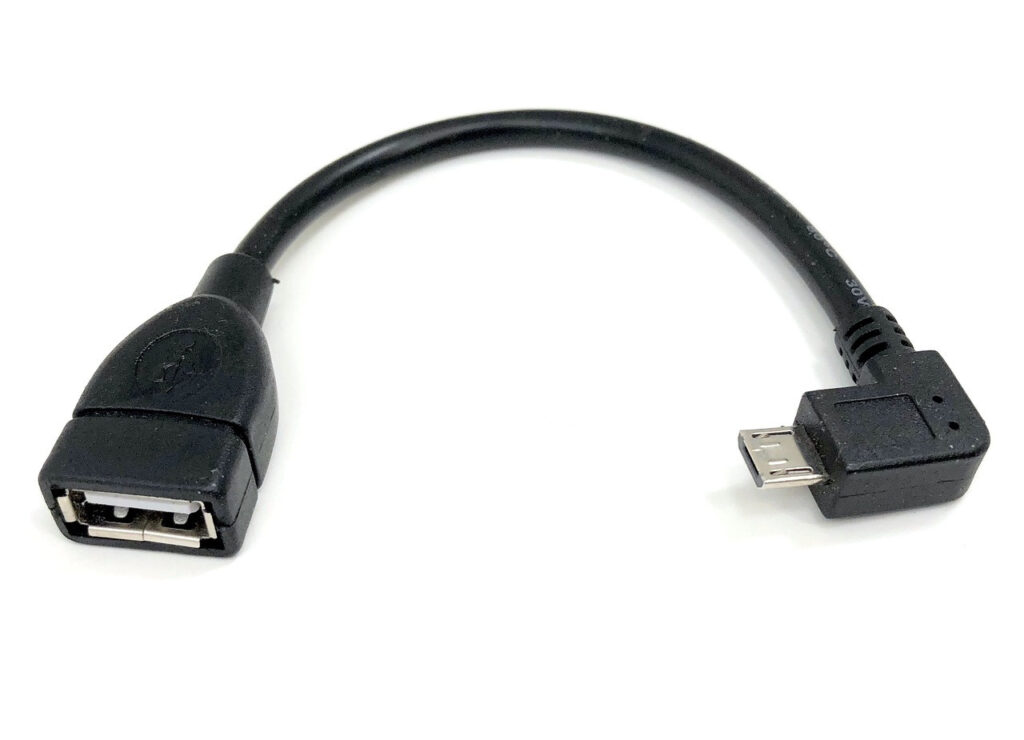 Bytecc Micro USB Male to USB Female OTG Adaptor Cable, 7inches