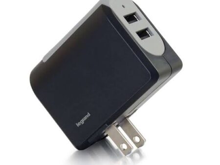 2-Port USB Wall Charger - AC to USB Adapter
