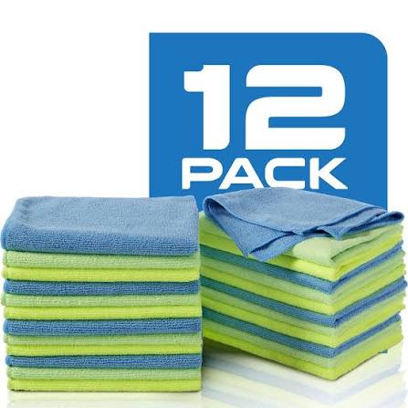 Zwipes Microfiber Cleaning Cloths Assorted Colors